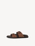 Lederpantolette - braun, CHESTNUT, hi-res