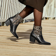 Stiefelette - schwarz, BLACK ANT.COMB, hi-res