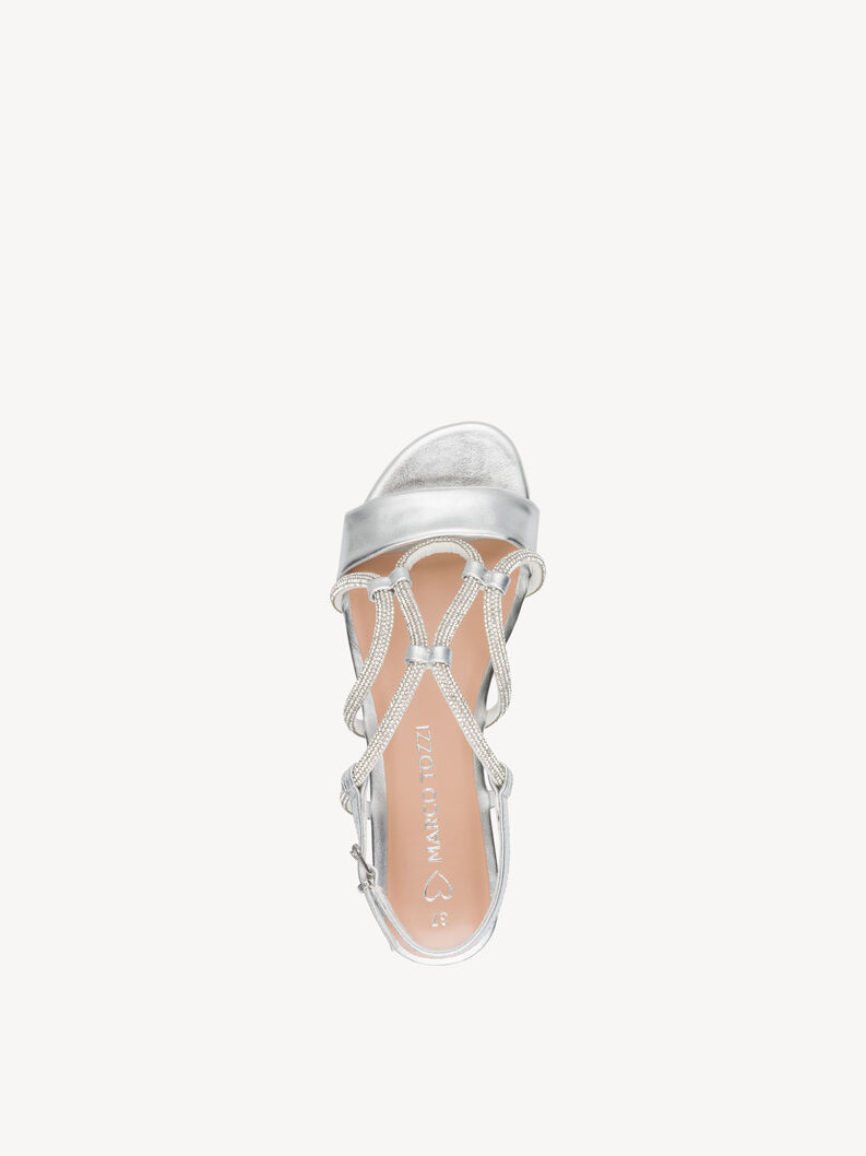Sandale - metallic, SILVER, hi-res