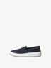 Lederslipper - blau, NAVY, hi-res