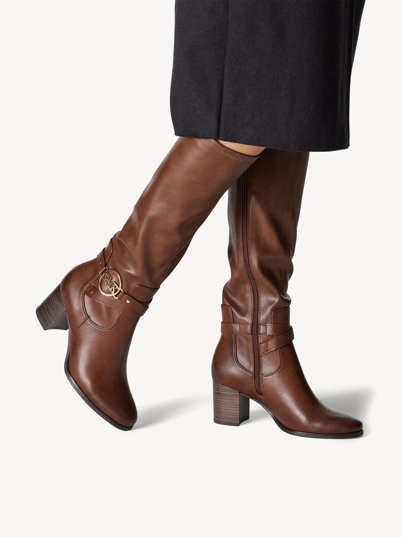 Bootie - brown, CHESTNUT, hi-res