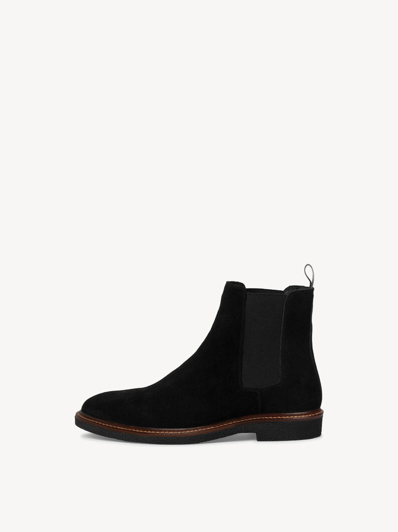Leder Chelsea Boot - schwarz, BLACK, hi-res