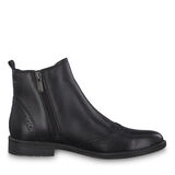 Lederstiefelette - schwarz, BLACK ANTIC, hi-res