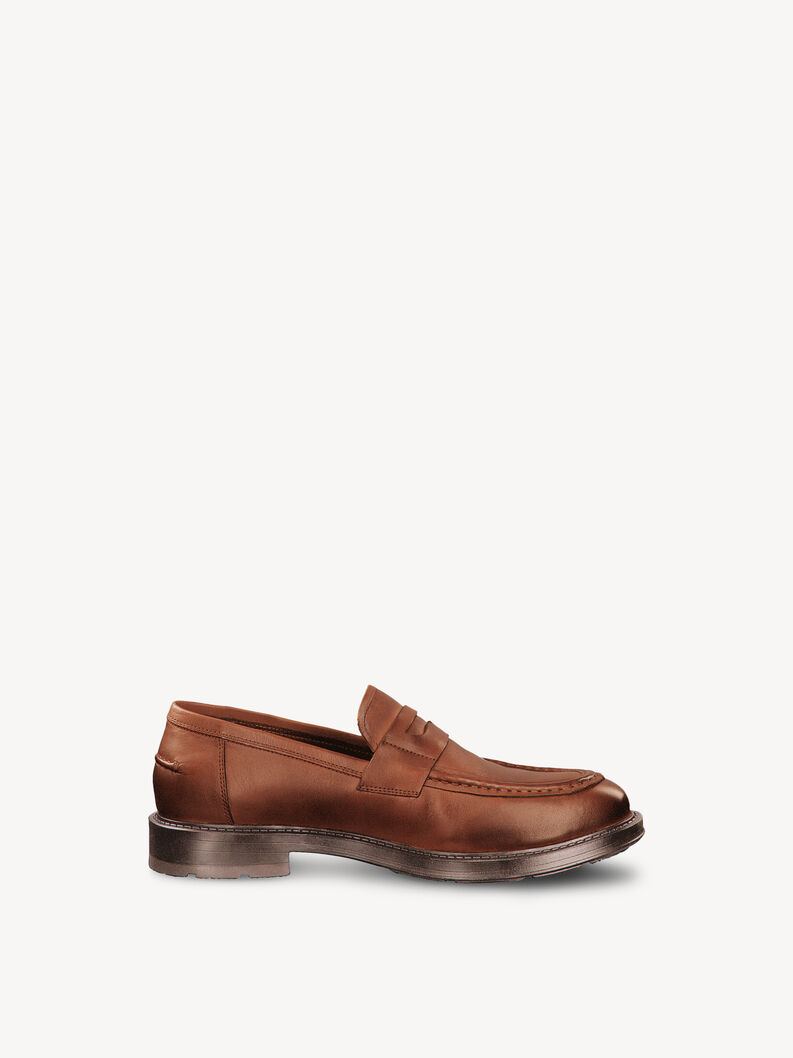 Leather Slipper - brown, COGNAC, hi-res