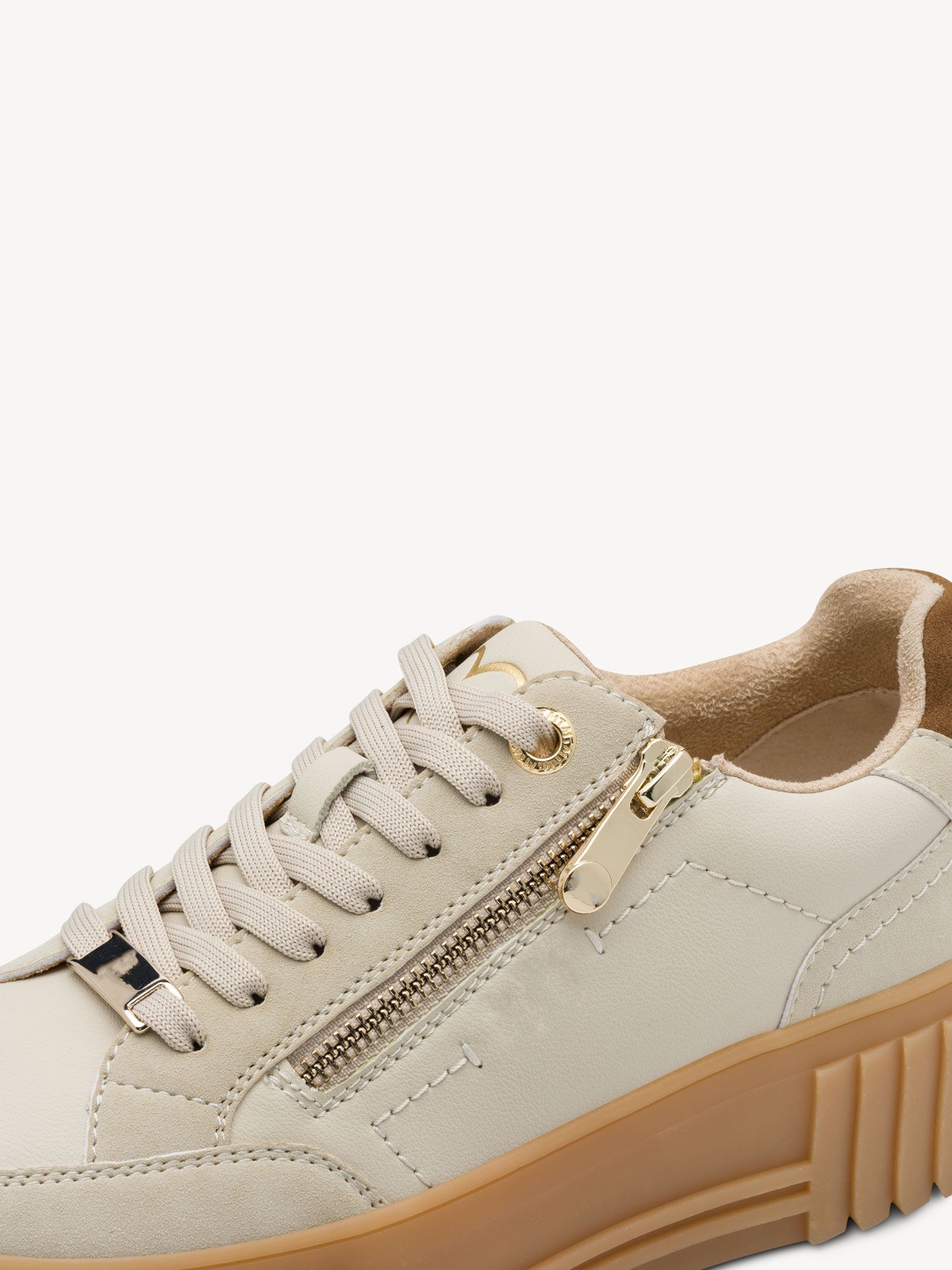 Marco Tozzi Dames 2-23760-45 sneakers, Cream Comb, 40 EU, Crèam Kam., 40 EU