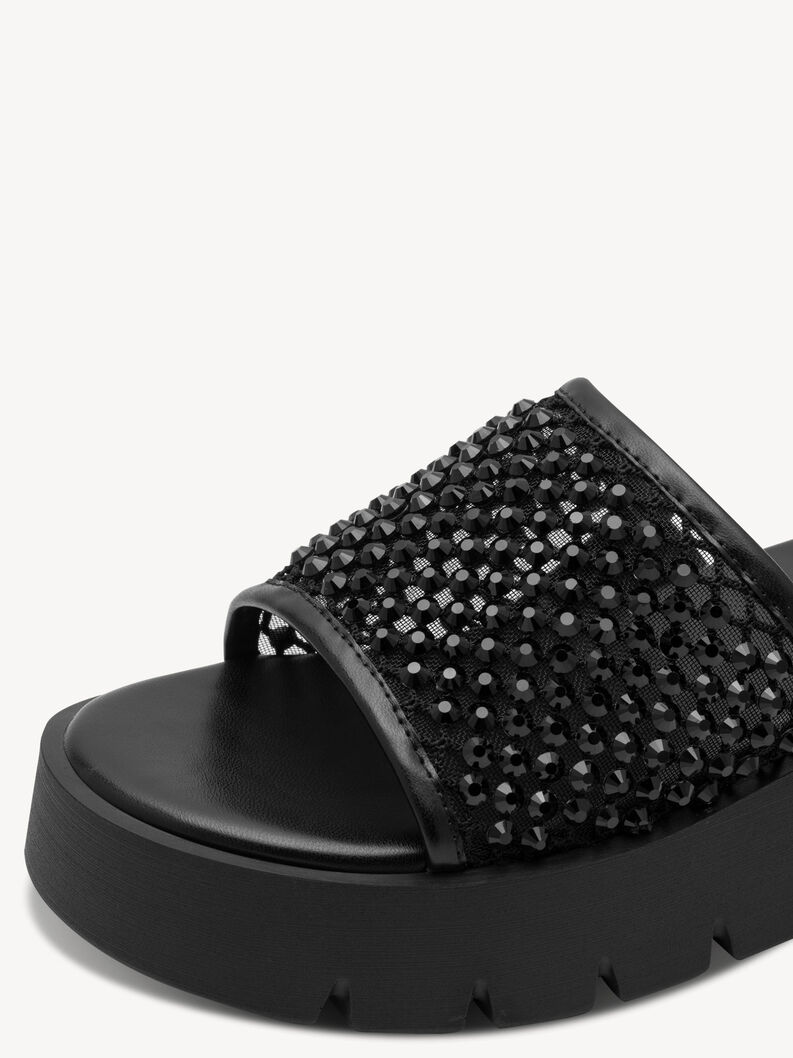 Pantolette - schwarz, BLACK, hi-res