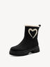 Stiefelette - schwarz Warmfutter, BLACK, hi-res