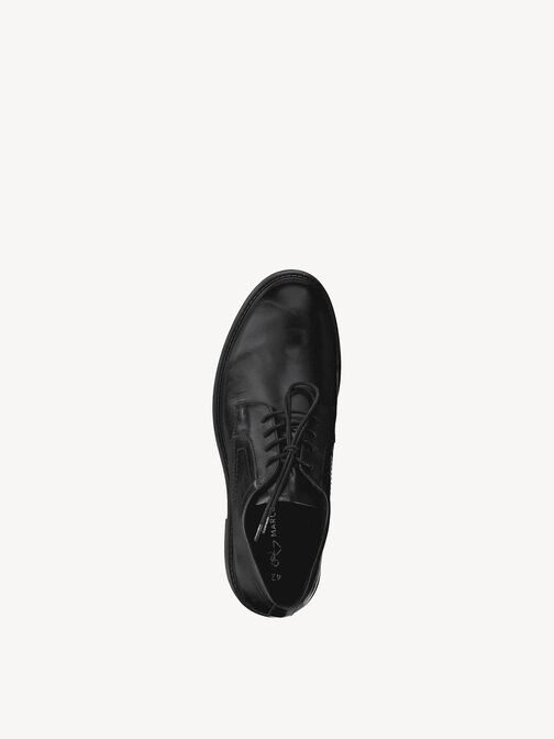 Lederhalbschuh - schwarz, BLACK, hi-res