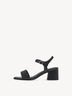 Sandalette - schwarz, BLACK, hi-res