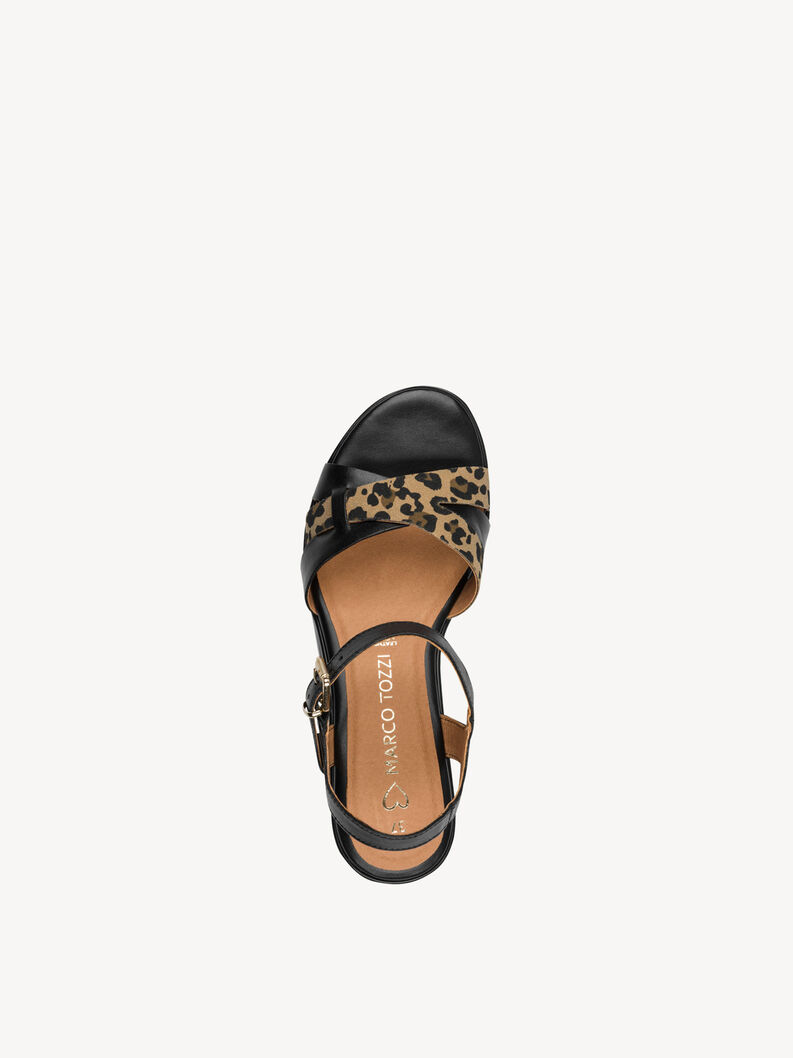 Sandalette - schwarz, BLACK COMB, hi-res