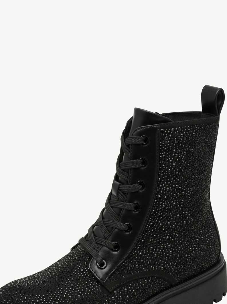 Stiefelette - schwarz, BLACK GLITTER, hi-res