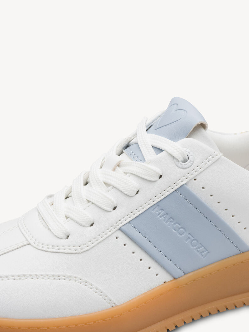 Sneaker - wei&szlig;, WHITE/LT. BLUE, hi-res
