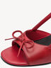 Ledersandalette - rot, RED, hi-res