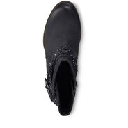 Bottine en cuir - noir, BLACK ANT.COMB, hi-res