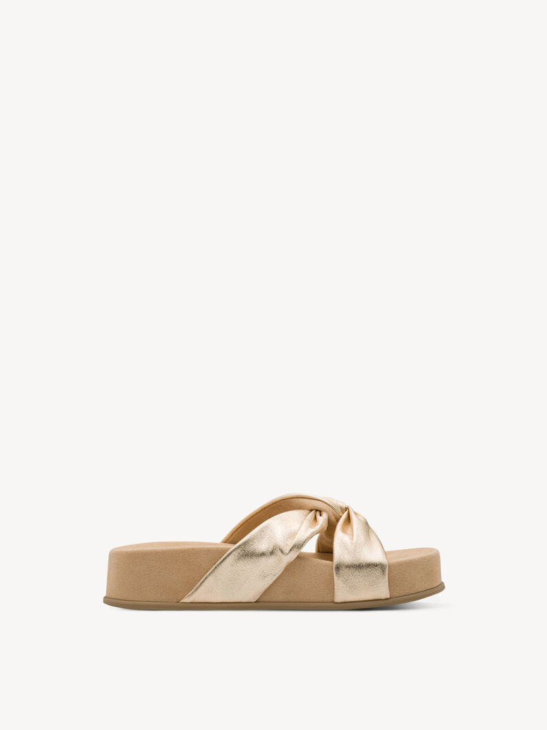 Pantolette - metallic, GOLD, hi-res