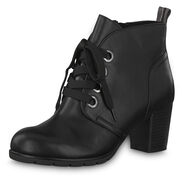 Lederstiefelette - schwarz, BLACK NAPPA, hi-res