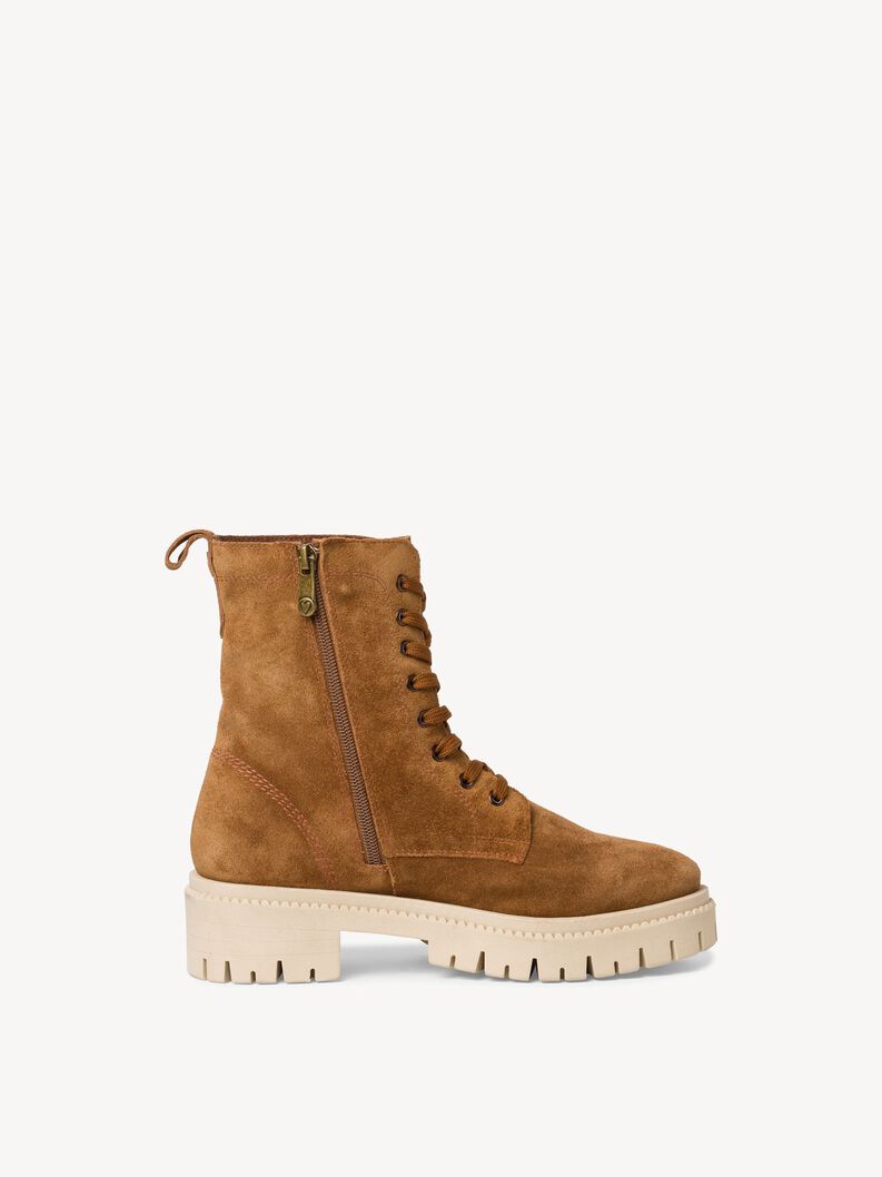 Lederstiefelette - braun, COGNAC, hi-res