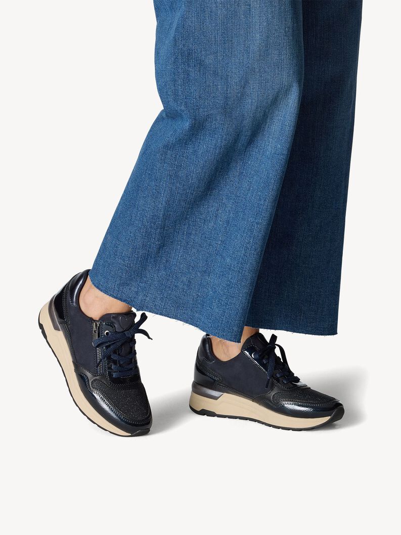 Sneaker - blau, DK.NAVY COMB, hi-res