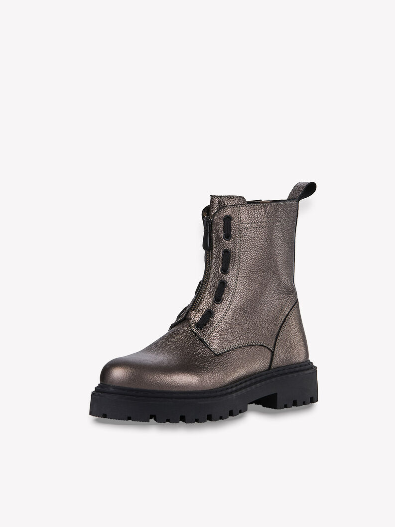 Stiefelette - metallic, PEWTER, hi-res