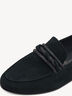 Lederslipper - blau, NAVY, hi-res