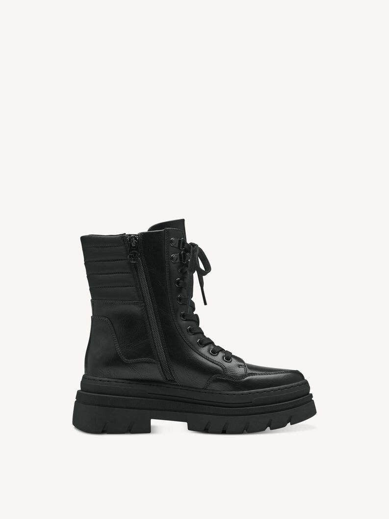 Stiefelette - schwarz Warmfutter, BLACK, hi-res