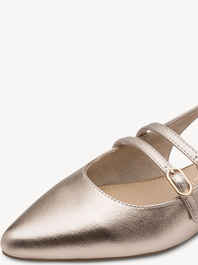 Slingpumps - metallic, PLATINUM, hi-res