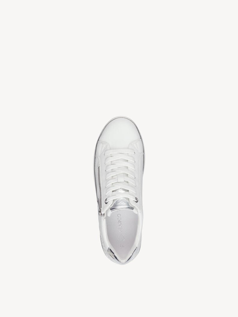 Sneaker - wei&szlig;, WHITE/SILVER, hi-res