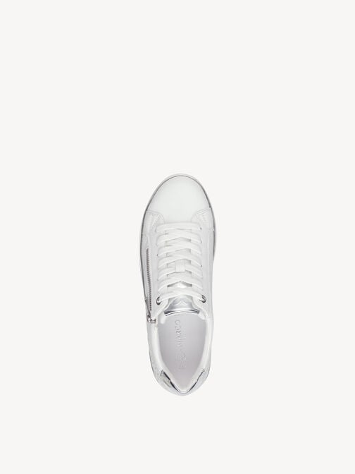 Sneaker - weiß, WHITE/SILVER, hi-res