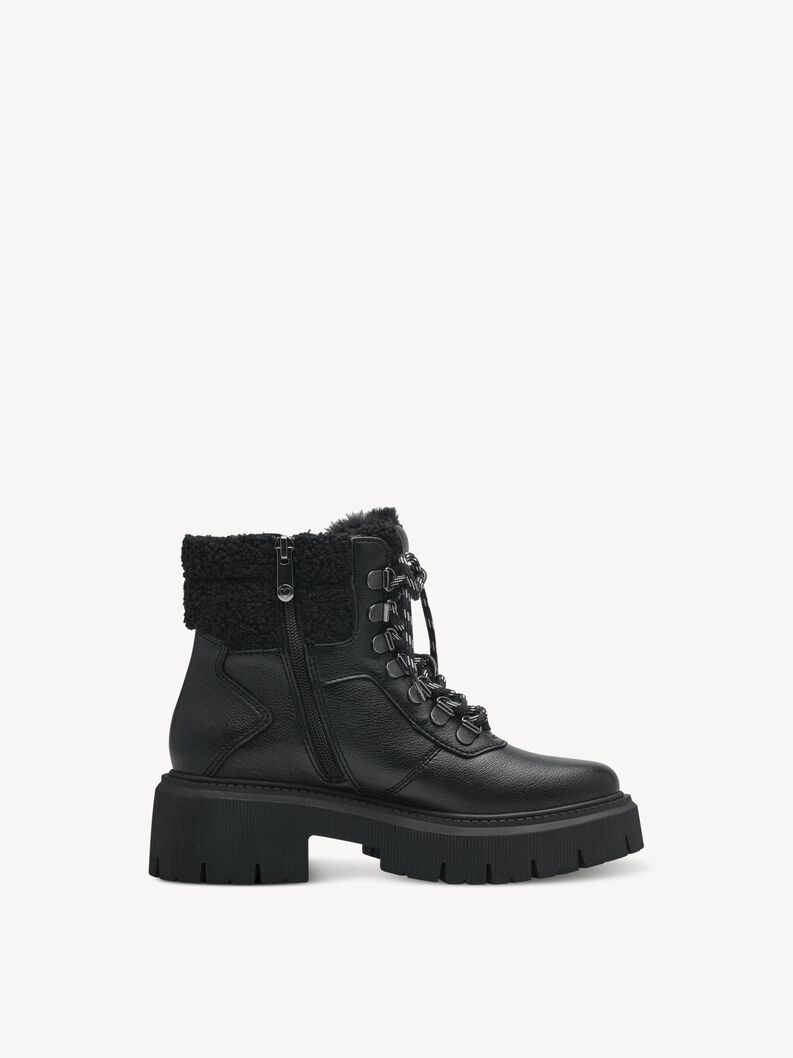 Stiefelette - schwarz Warmfutter, BLACK, hi-res