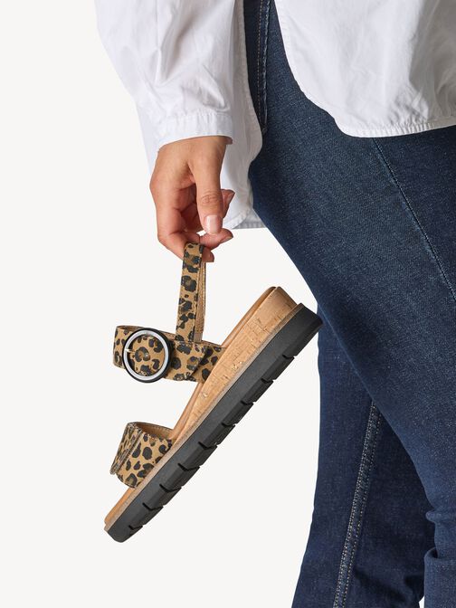 Sandalette - braun, LEO BROWN, hi-res