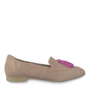 Lederslipper - beige, NUDE COMB, hi-res