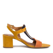 Heeled sandal - yellow, SAFFRON COMB, hi-res