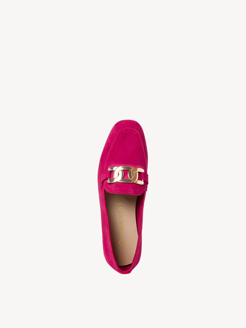 Lederslipper - pink, PINK, hi-res