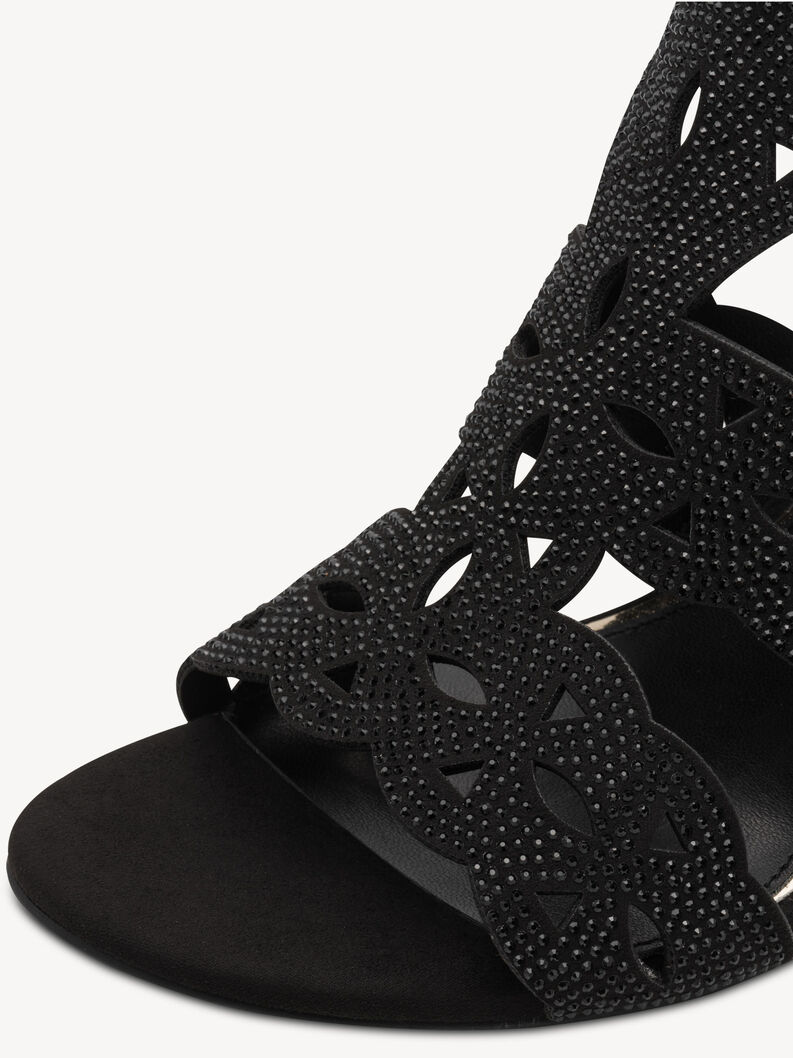 Sandalette - schwarz, BLACK, hi-res
