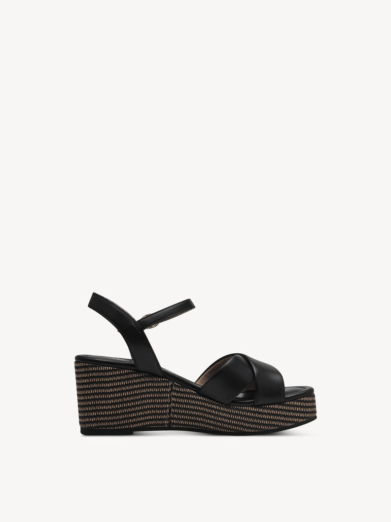 Sandal - black, BLACK, hi-res