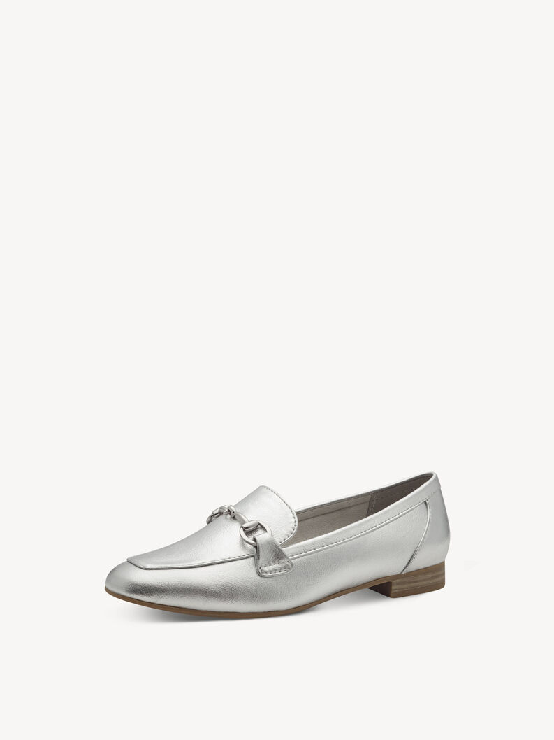 Slipper - metallic, SILVER, hi-res