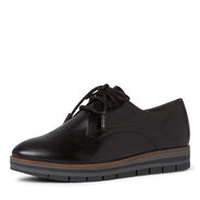Lederhalbschuh - schwarz, BLACK ANTIC, hi-res