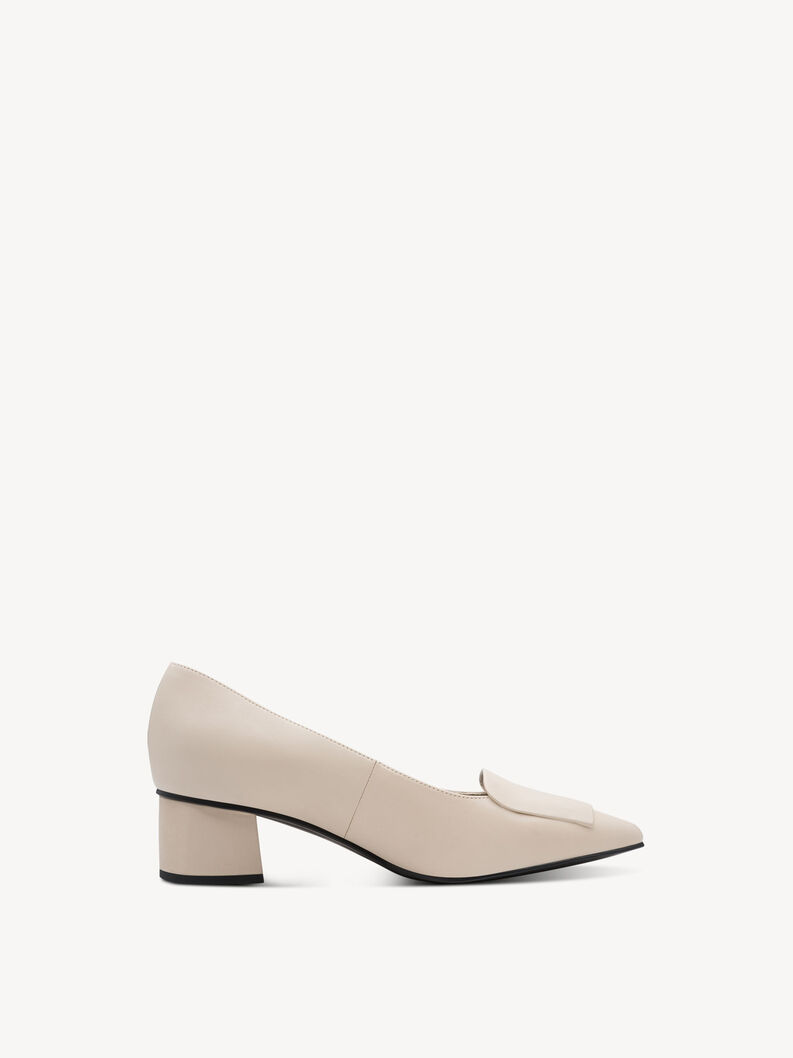 Lederpumps - beige, CREAM NAPPA, hi-res