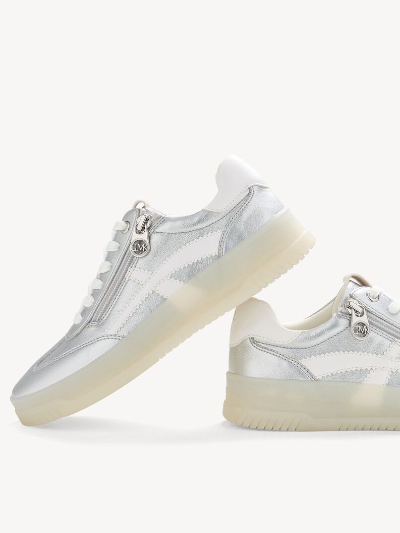 Sneaker - metallic, SILVER, hi-res