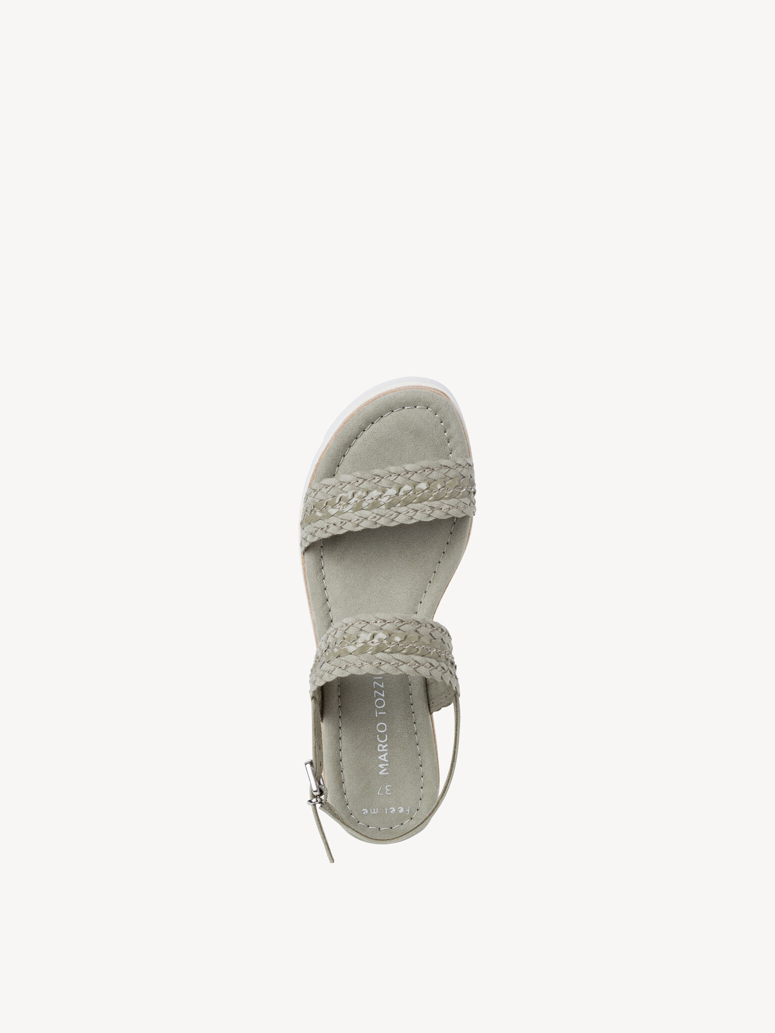 MARCO TOZZI Heeled Sandal by Guido Maria Kretschmer 2-28359-42 Ladies, Silver