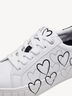 Sneaker - weiß, WHITE/BLACK, hi-res