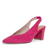 Lederslingpumps - pink, PINK, hi-res