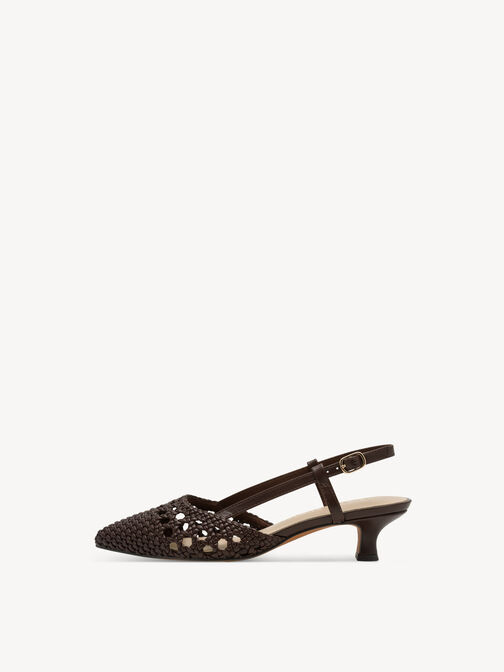 sling pumps, CHOCO, hi-res