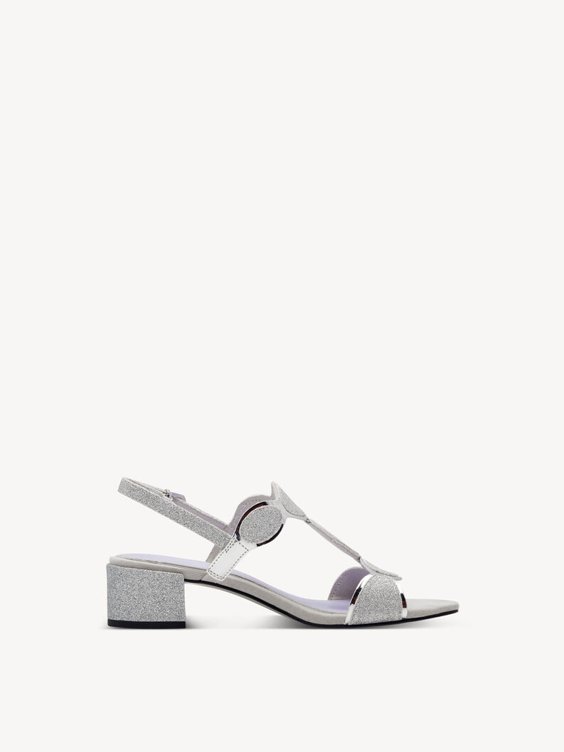 Sandale - metallic, SILVER, hi-res