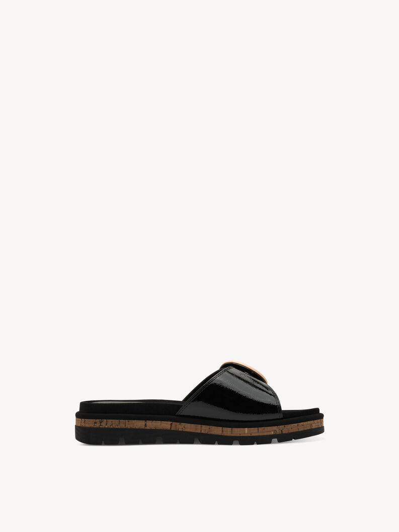 Mule - black, BLACK PATENT, hi-res