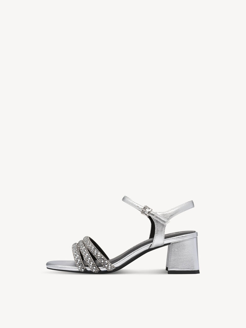 Sandale - silber, SILVER, hi-res