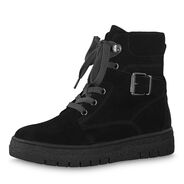 Lederstiefelette - schwarz, BLACK, hi-res