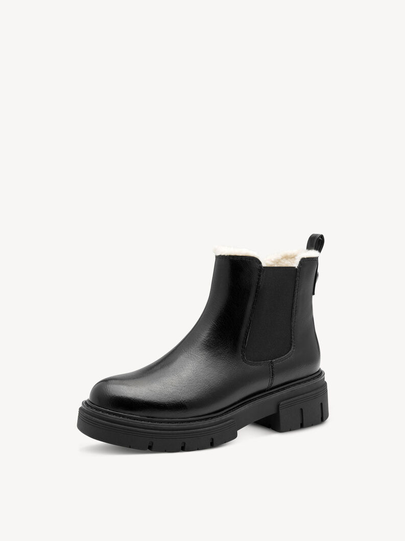 Chelsea Boot - schwarz Warmfutter, BLACK, hi-res