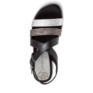 Ledersandale - schwarz, BLACK COMB, hi-res