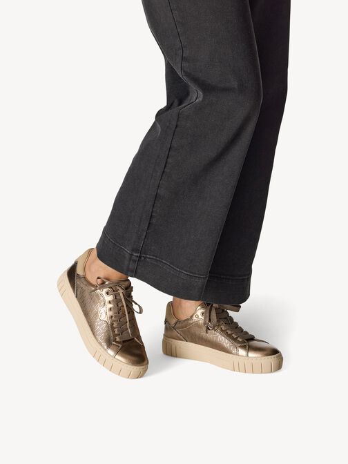 Sneaker - metallic, DARK GOLD COMB, hi-res